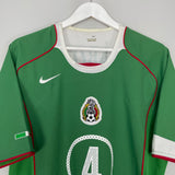 2004/06 MEXICO R.MARQUEZ #4 HOME SHIRT (L) NIKE