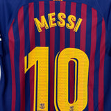 2018/19 BARCELONA MESSI #10 HOME SHIRT (S) NIKE