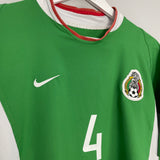 2003/04 MEXICO MARQUEZ #4 HOME SHIRT (M) NIKE