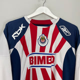 2008/09 CHIVAS GUADALAJARA CHICHARITO #14 L/S HOME SHIRT (M) REEBOK