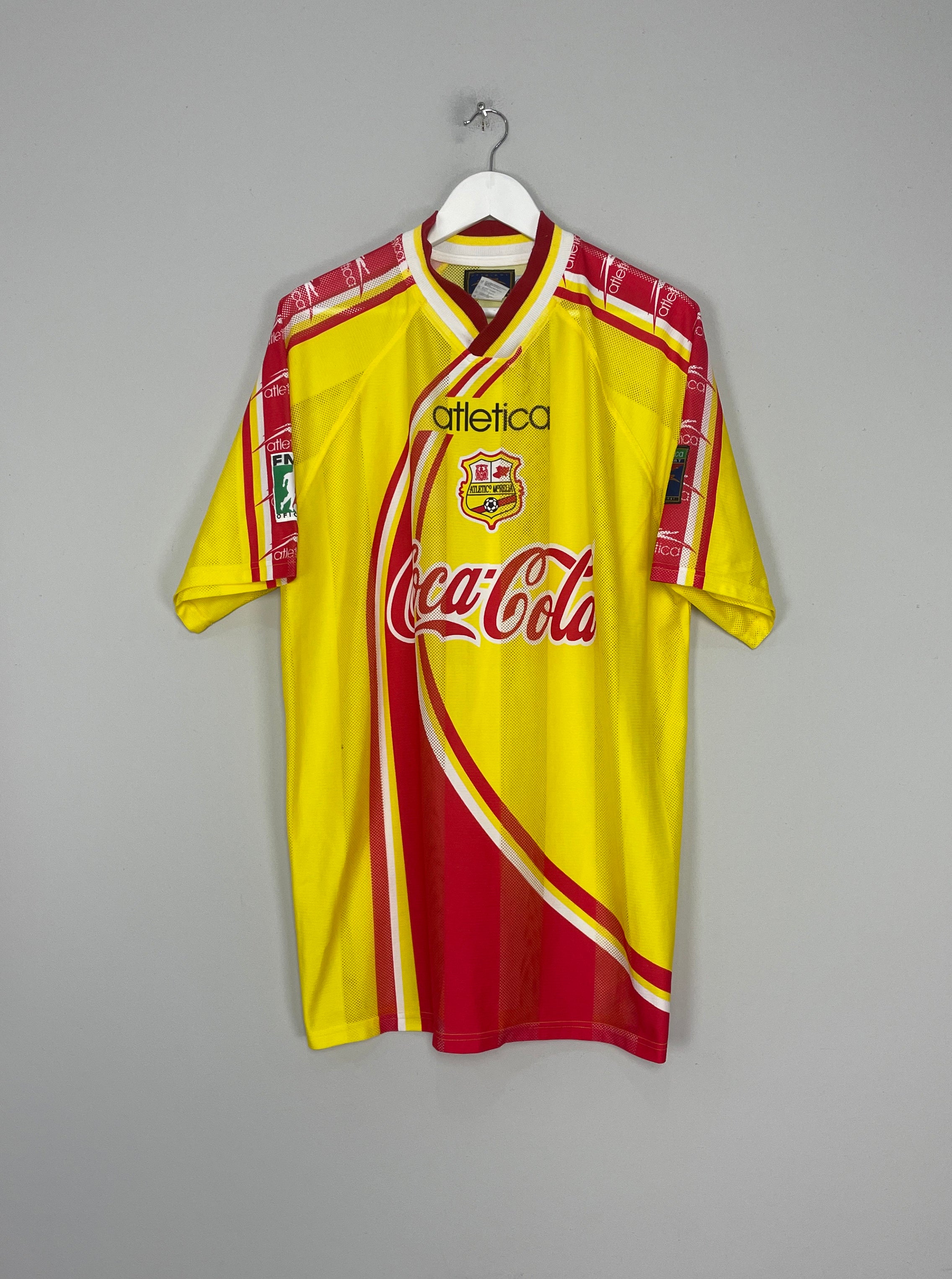 1998/99 MONARCAS MORELIA HOME SHIRT (XL) ATLETICA