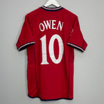 2002/04 ENGLAND OWEN #10 AWAY SHIRT (L) UMBRO