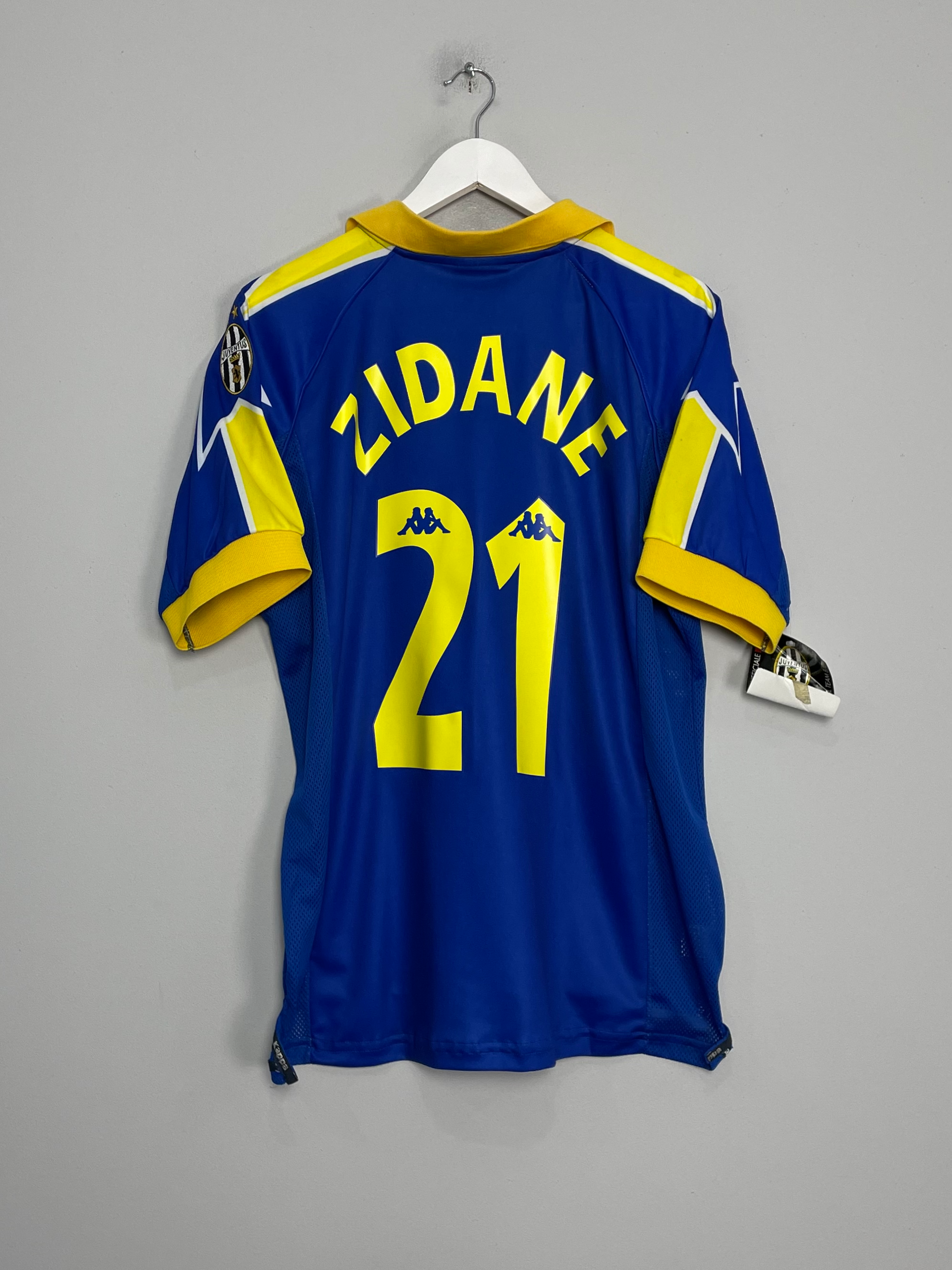 1997/98 JUVENTUS ZIDANE #21 *BNWT* THIRD SHIRT (M) KAPPA