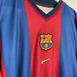 1998/00 BARCELONA GUARDIOLA #4 HOME SHIRT (L) NIKE