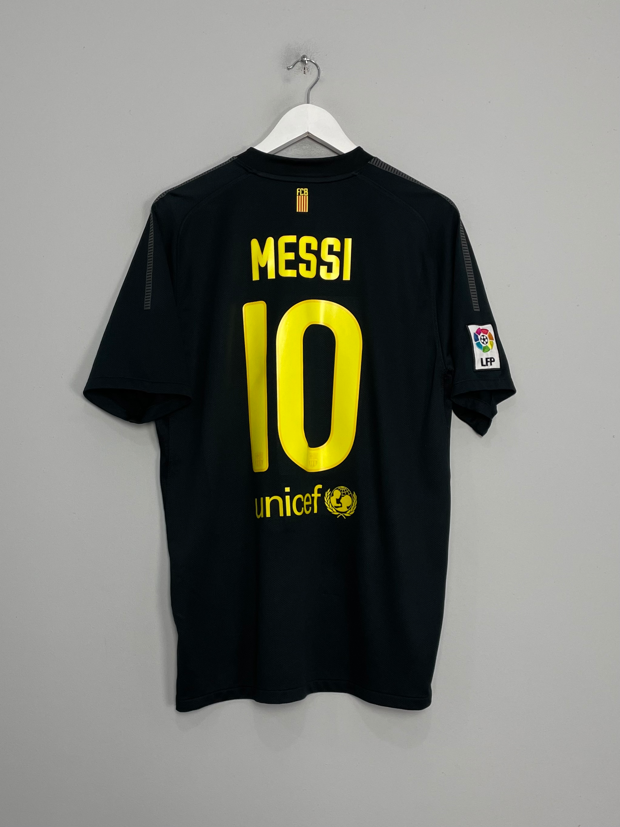 2011/12 BARCELONA MESSI #10 AWAY SHIRT (XL) NIKE