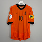 2000/02 NETHERLANDS BERGKAMP #10 HOME SHIRT (XL) NIKE