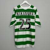 2005/07 CELTIC NAKAMURA #25 HOME SHIRT (XL) NIKE