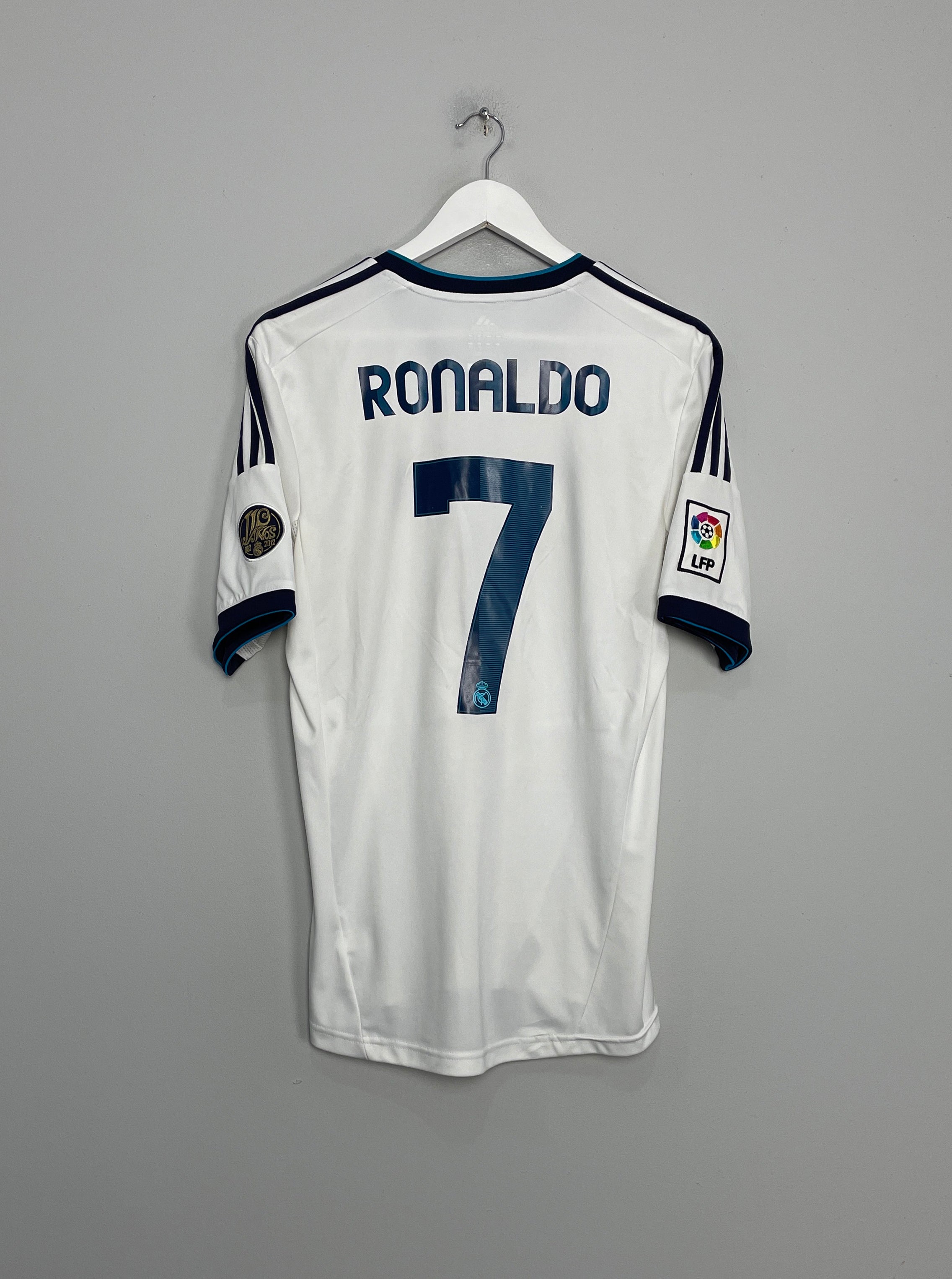 2012/13 REAL MADRID RONALDO #7 HOME SHIRT (M) ADIDAS