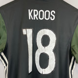 2015/16 GERMANY KROOS #18 AWAY SHIRT (M) ADIDAS