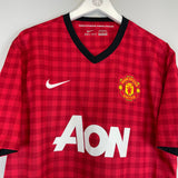 2012/13 MANCHESTER UNITED ROONEY #10 HOME SHIRT (XL) NIKE