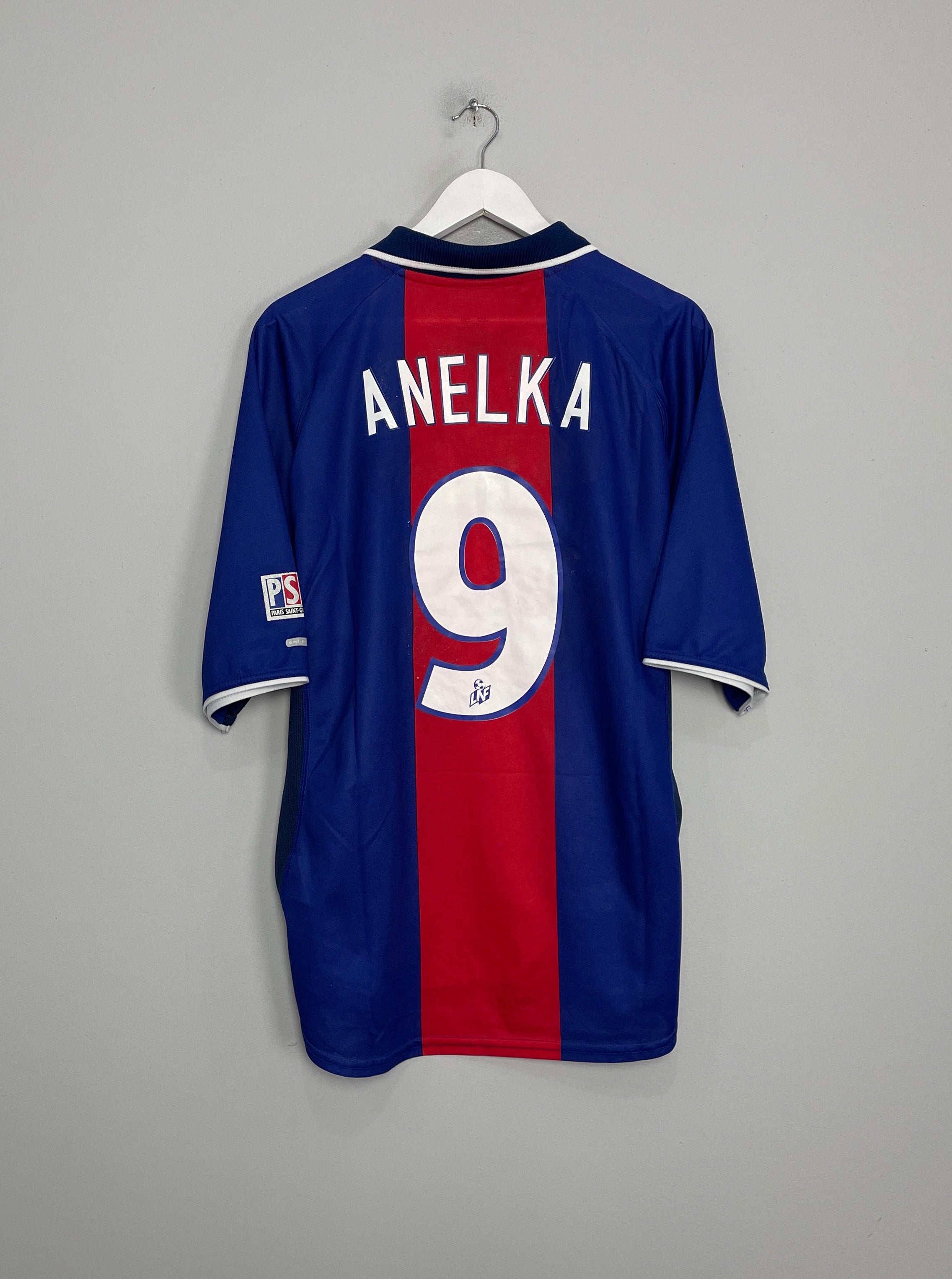 2000/01 PSG ANELKA #9 HOME SHIRT (XL) NIKE