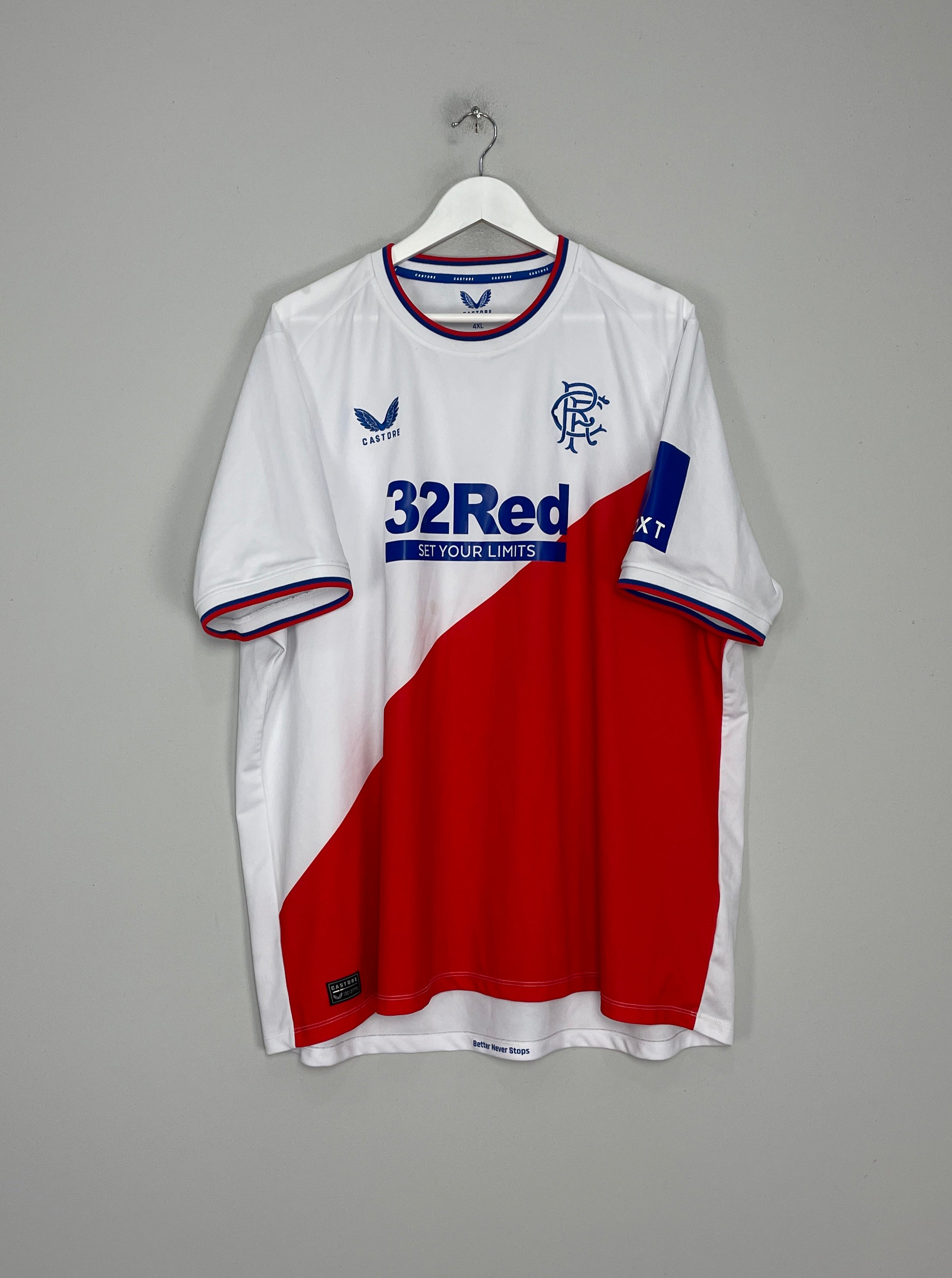 2022/23 RANGERS AWAY SHIRT (XXXXL) CASTORE