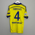 2014/15 CHELSEA FABREGAS #4 C/L AWAY SHIRT (M) ADIDAS