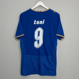 2007/08 ITALY TONI #9 HOME SHIRT (L) PUMA