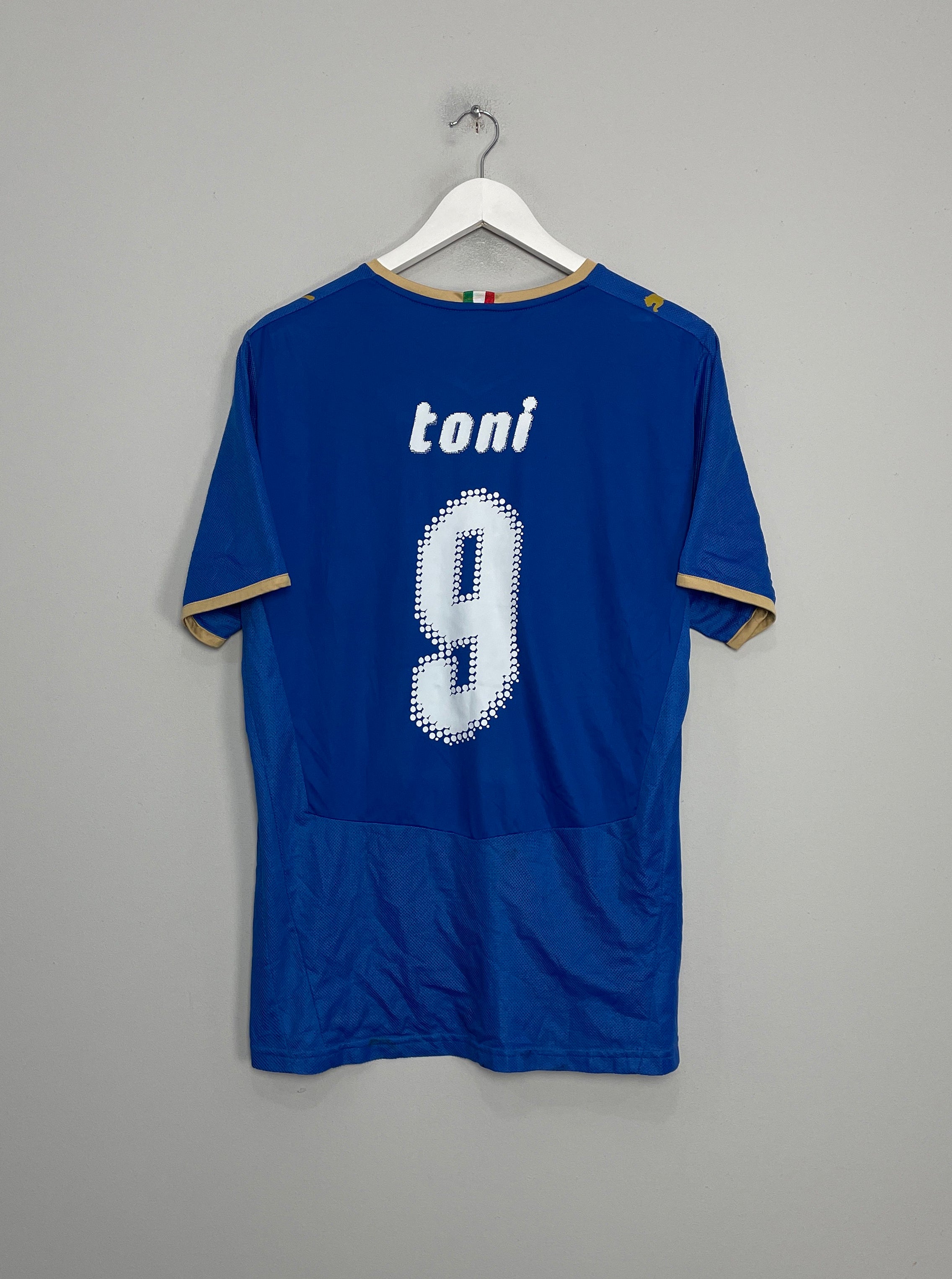 2007/08 ITALY TONI #9 HOME SHIRT (L) PUMA