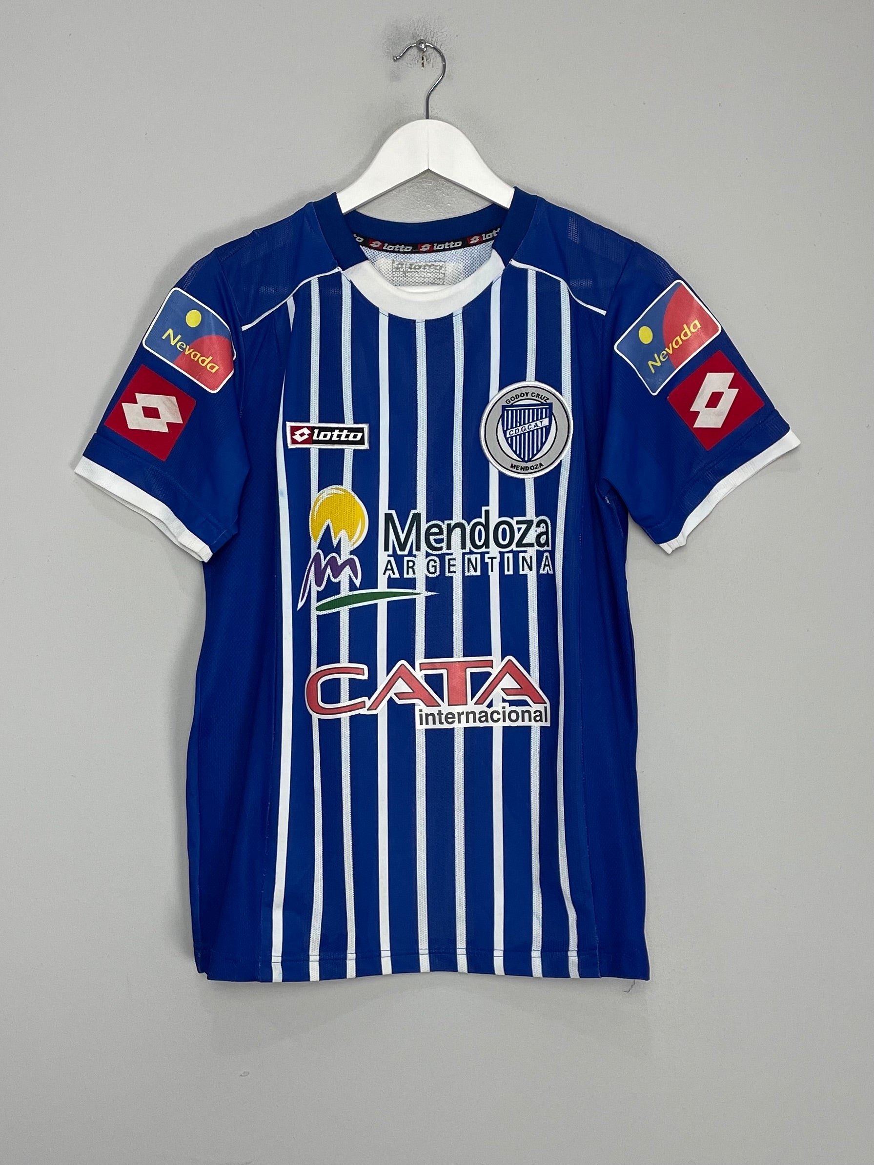 2011/12 GODOY CRUZ HOME SHIRT (S) LOTTO