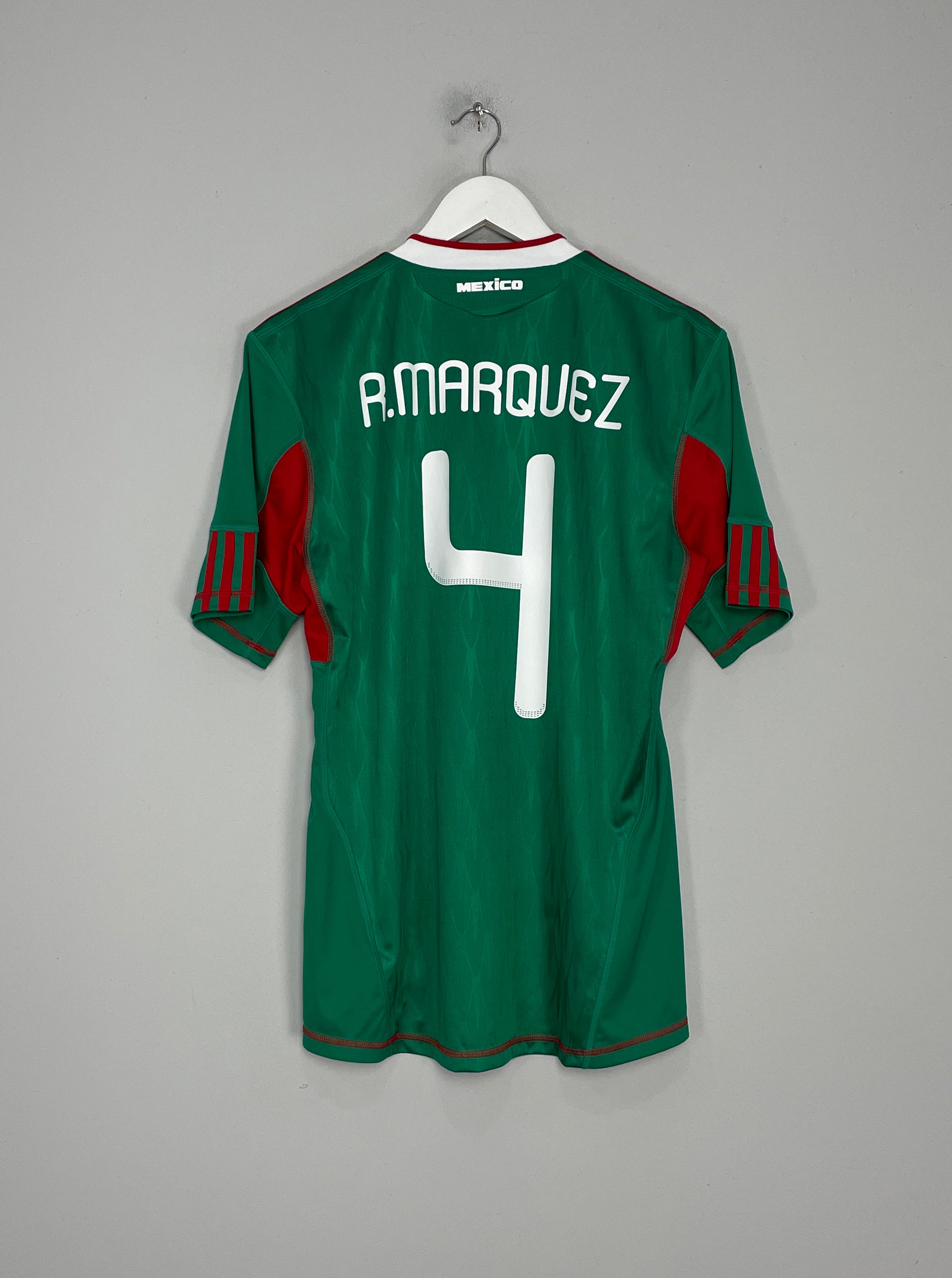 2010 MEXICO R.MARQUEZ #4 HOME SHIRT (M) ADIDAS