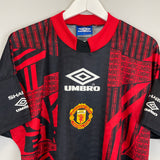 1996/97 MANCHESTER UNITED TRAINING SHIRT (L) UMBRO