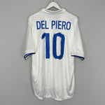 1997/98 ITALY DEL PIERO #10 AWAY SHIRT (XL) NIKE