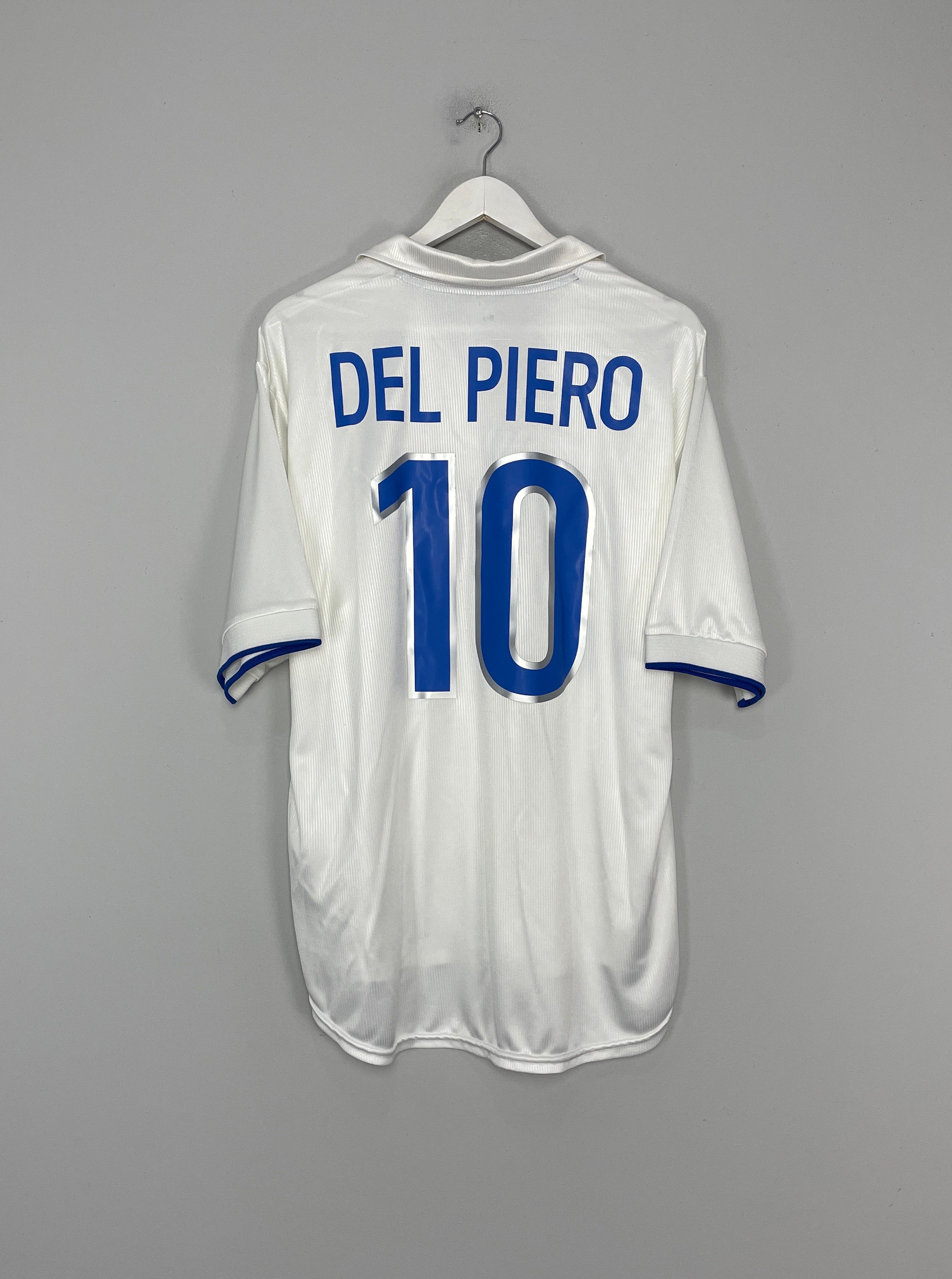 1997/98 ITALY DEL PIERO #10 AWAY SHIRT (XL) NIKE