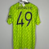 2022/23 MANCHESTER UNITED GARNACHO #49 *BNWT* THIRD SHIRT (MULTIPLE SIZES) ADIDAS