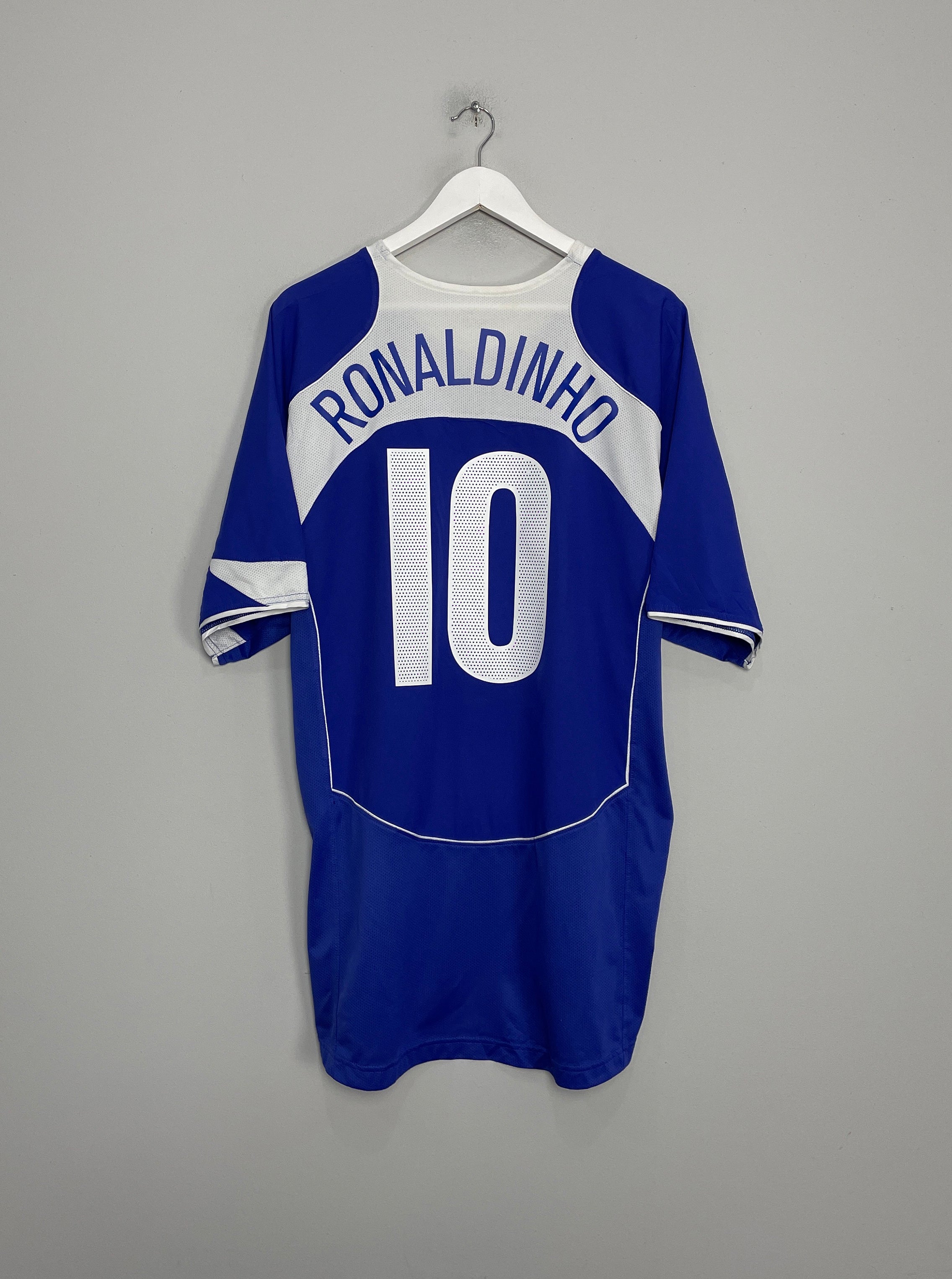 2004/06 BRAZIL RONALDINHO #10 AWAY SHIRT (XXXL) NIKE