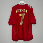 2006/08 ENGLAND BECKHAM #7 AWAY SHIRT (XXXL) UMBRO