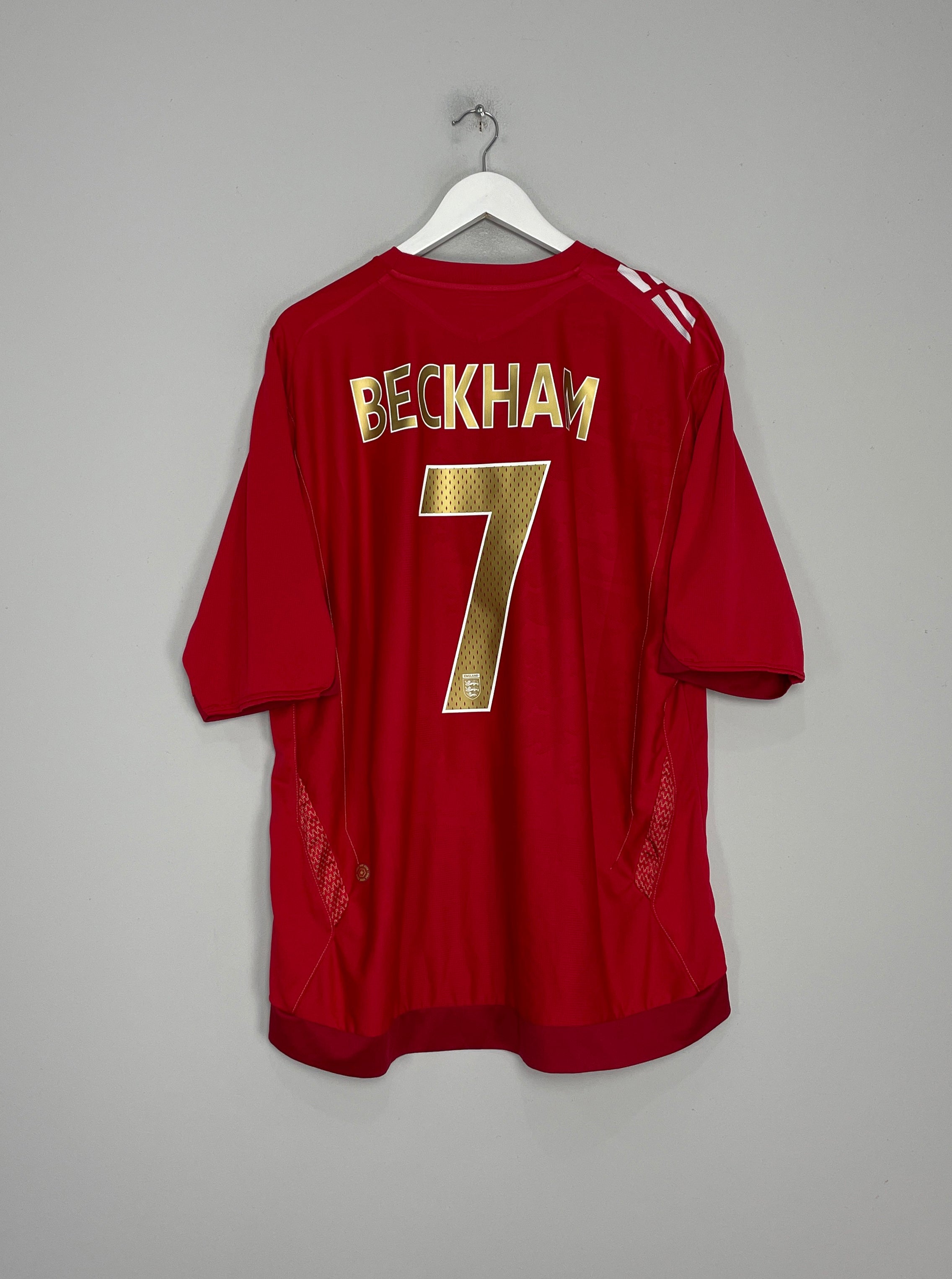 2006/08 ENGLAND BECKHAM #7 AWAY SHIRT (XXXL) UMBRO