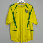 2002/04 BRAZIL HOME SHIRT (L) NIKE