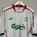 2005/06 LIVERPOOL LUIS GARCIA #10 AWAY SHIRT (XL) REEBOK