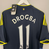 2009/10 CHELSEA DROGBA #11 AWAY SHIRT (L) ADIDAS