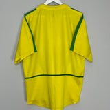 2002/04 BRAZIL HOME SHIRT (L) NIKE