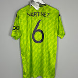 2022/23 MANCHESTER UNITED MARTINEZ #6 *BNWT* THIRD SHIRT (MULTIPLE SIZES) ADIDAS