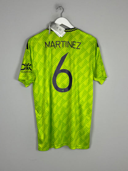 2022/23 MANCHESTER UNITED MARTINEZ #6 *BNWT* THIRD SHIRT (MULTIPLE SIZES) ADIDAS