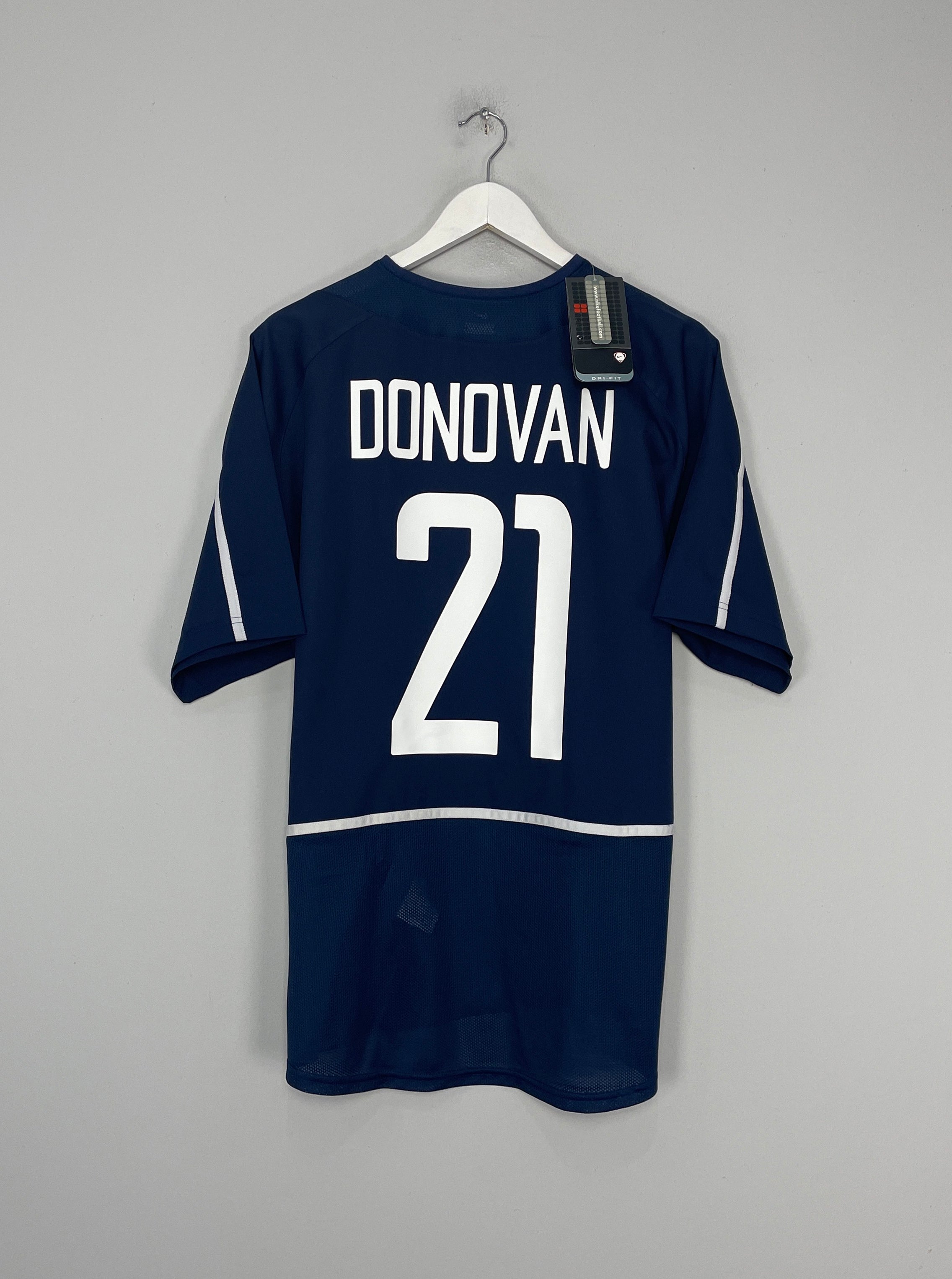 2002 USA DONOVAN #21 *BNWT* AWAY SHIRT (L) NIKE