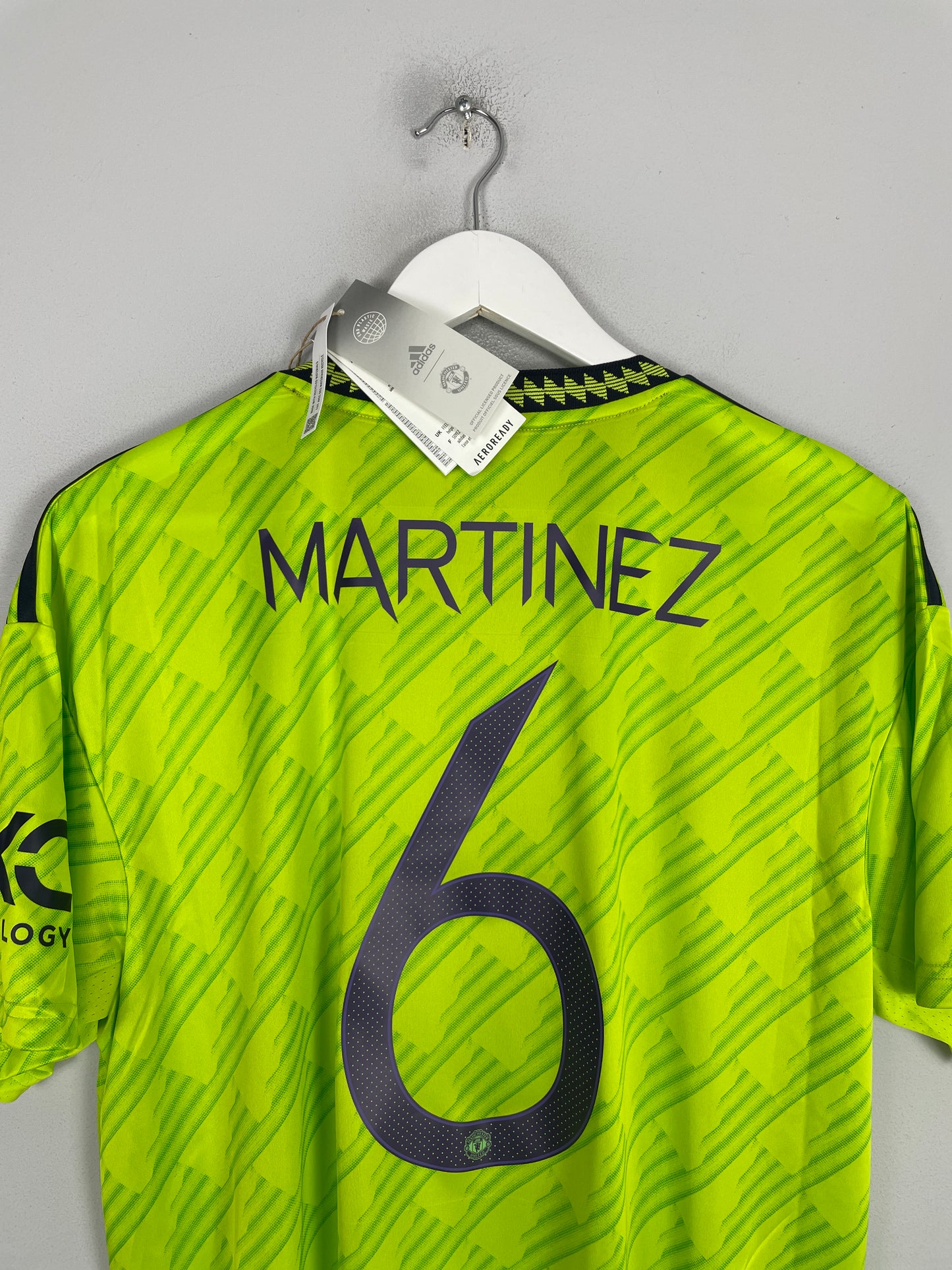 2022/23 MANCHESTER UNITED MARTINEZ #6 *BNWT* THIRD SHIRT (MULTIPLE SIZES) ADIDAS