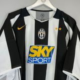 2004/05 JUVENTUS DEL PIERO #10 *BNWT* HOME SHIRT (XL) NIKE