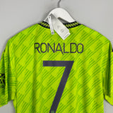 2022/23 MANCHESTER UNITED RONALDO #7 *BNWT* THIRD SHIRT (MULTIPLE SIZES) ADIDAS