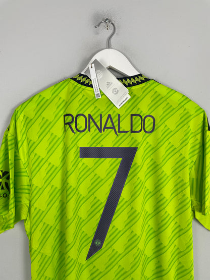 2022/23 MANCHESTER UNITED RONALDO #7 *BNWT* THIRD SHIRT (MULTIPLE SIZES) ADIDAS