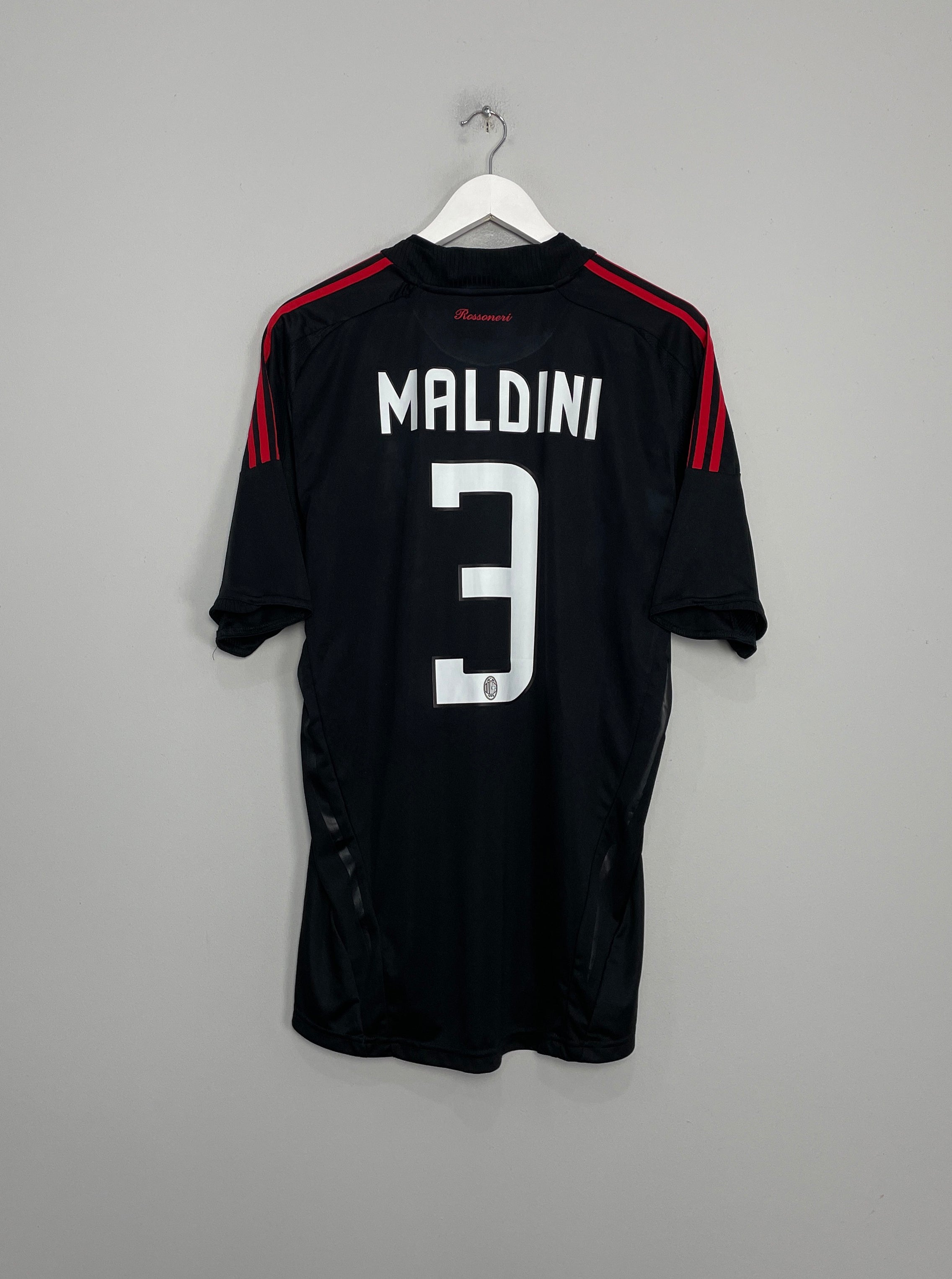 2008/09 AC MILAN MALDINI #3 THIRD SHIRT (L) ADIDAS