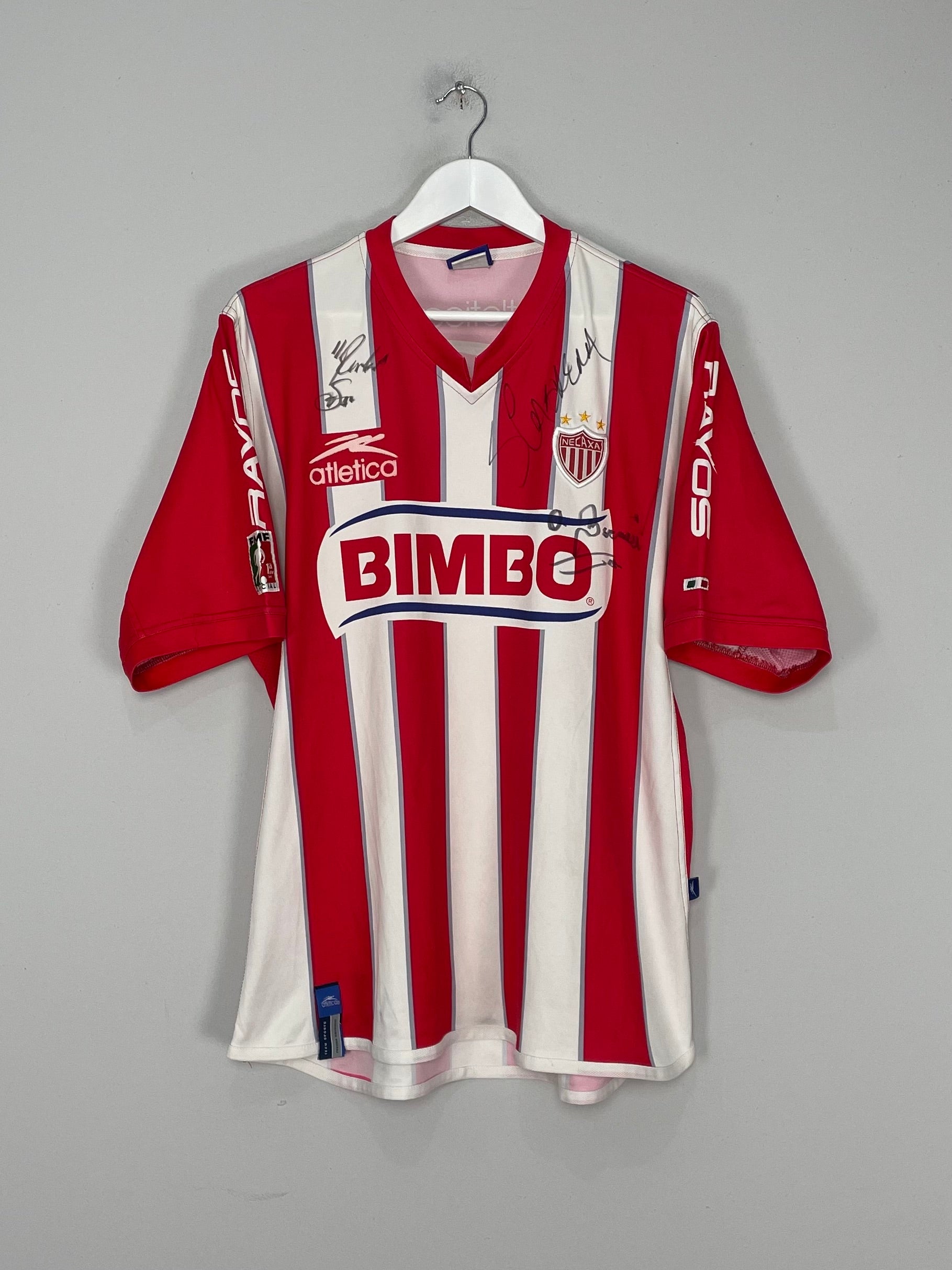 2003/05 NECAXA *SIGNED* #9 HOME SHIRT (XL) ATLETICA