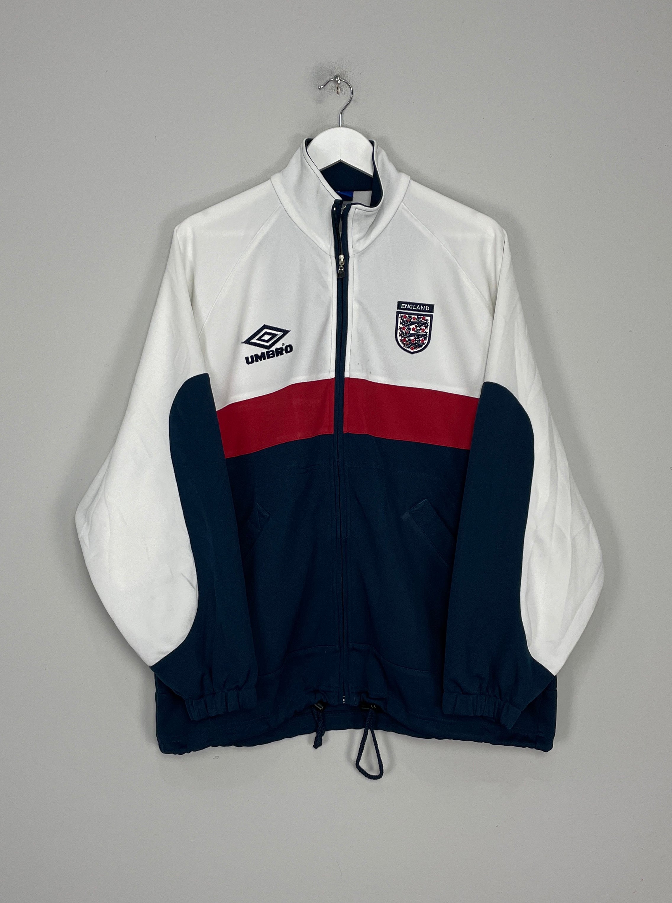 1990'S ENGLAND TRACK JACKET (L) UMBRO