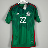 2022/23 MEXICO LOZANO #22 *DAY OF THE DEAD* BNWT HOME SHIRT (MULTIPLE SIZES) ADIDAS