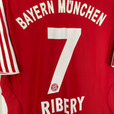 2007/09 BAYERN MUNICH RIBERY #7 HOME SHIRT (L) ADIDAS