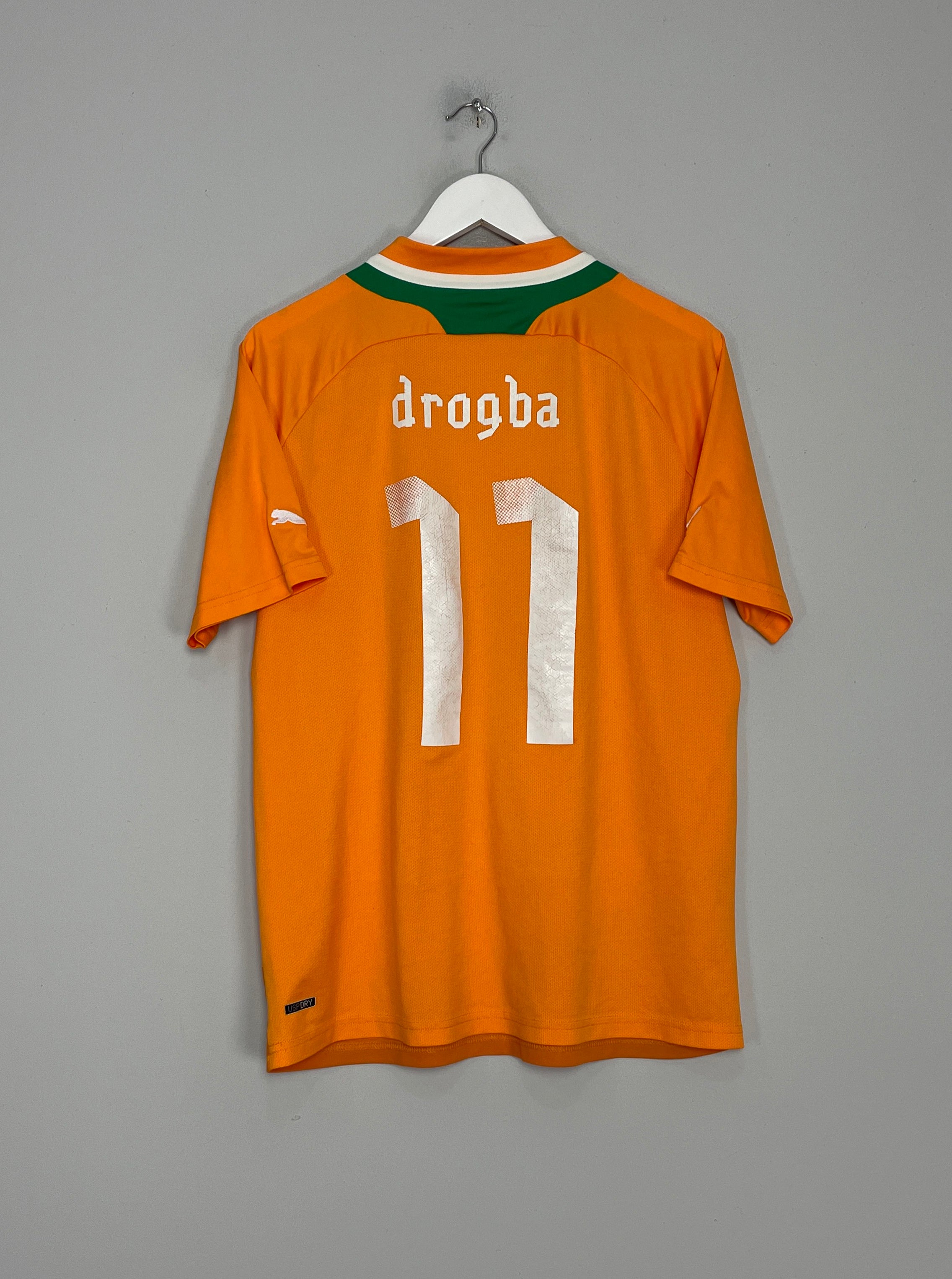  2011/13 IVORY COAST DROGBA #11 HOME SHIRT (L) PUMA