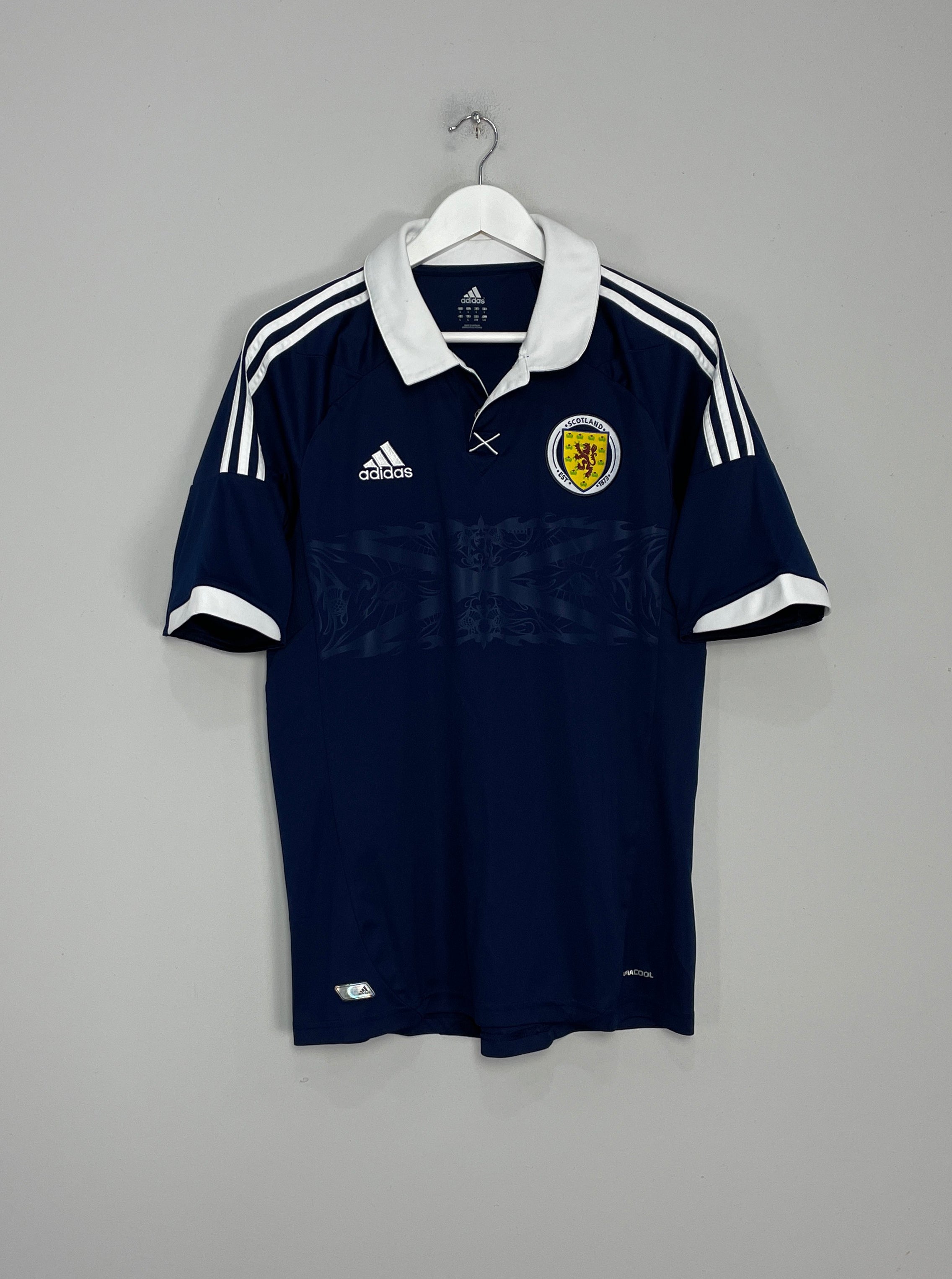 2011/13 SCOTLAND HOME SHIRT (L) ADIDAS