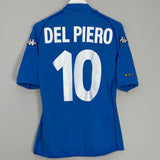 2000/01 ITALY DEL PIERO #10 HOME SHIRT (L) KAPPA