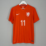 2014/15 NETHERLANDS ROBBEN #11 HOME SHIRT (M) NIKE