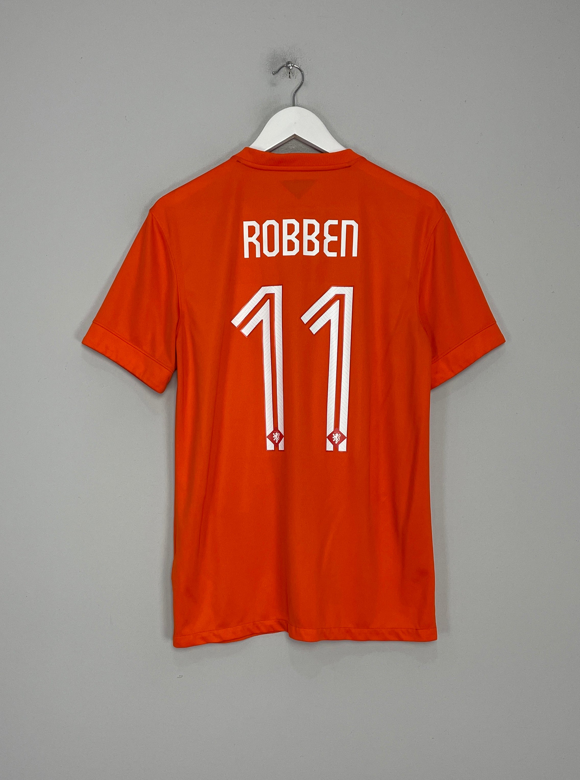 2014/15 NETHERLANDS ROBBEN #11 HOME SHIRT (M) NIKE