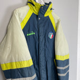 1990/92 ITALY BENCH COAT (M) DIADORA